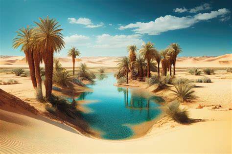 Deserto che rifiorisce con acqua e vegetazione