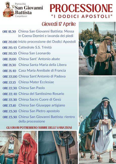 Dodici apostoli Sanpaoloni in processione