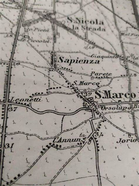 Mappa stradale di San Marco Evangelista