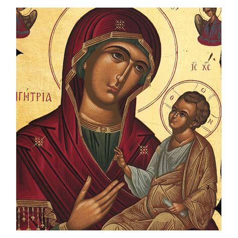 Icona bizantina della Madonna Odigitria