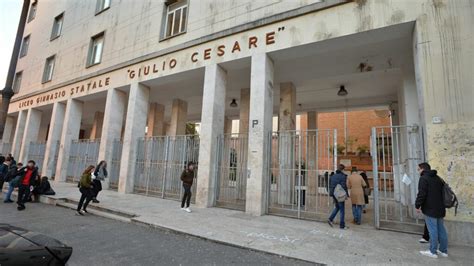 Luogo dell’agguato Liceo Giulio Cesare Roma