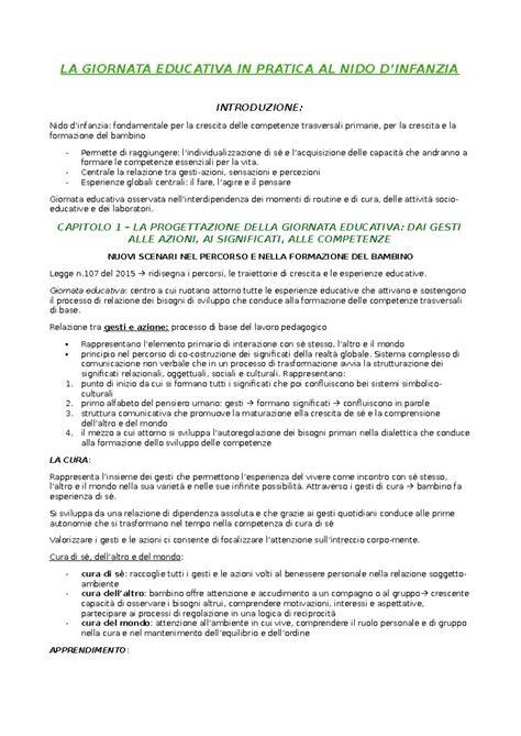 Giornata educativa al nido