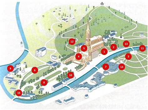 Mappa Hotel Lorda e Santuario Lourdes