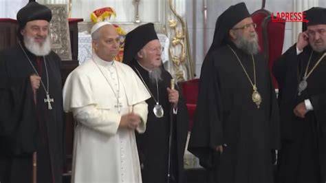 Leone XIV leader Chiese cristiane Istanbul