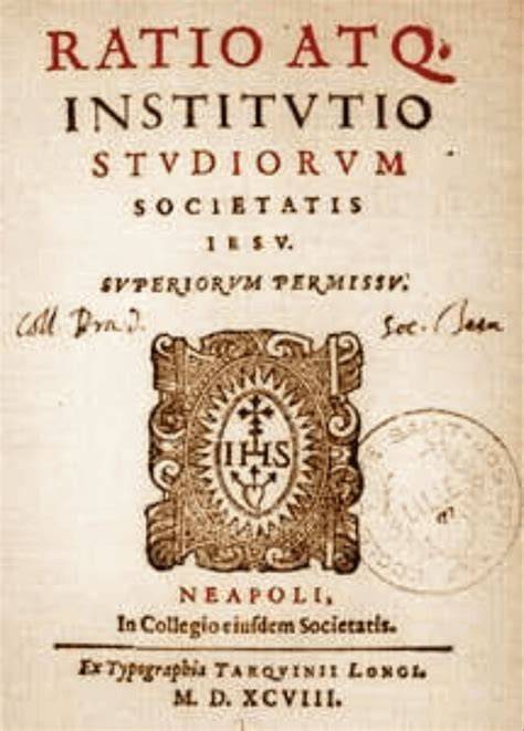 Ratio studiorum e collegio gesuita