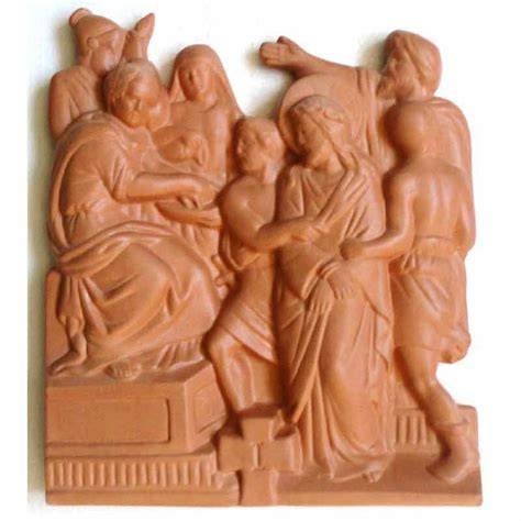 Via crucis in terracotta