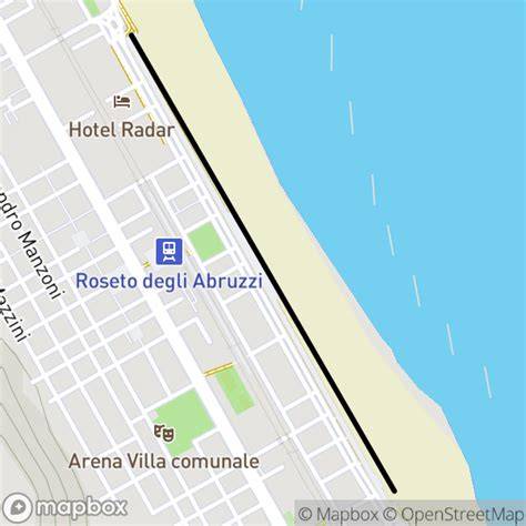 mappa studi tatuaggi Roseto degli Abruzzi