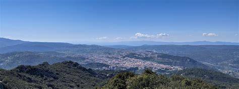 Panorama di Nuoro dal Monte Ortobene