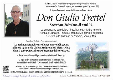 Don Giulio Trettel studioso di patristica