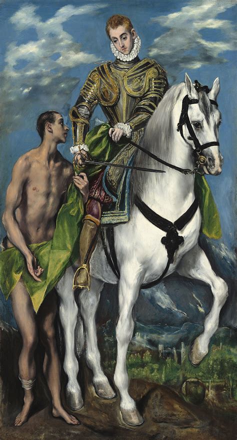 El Greco San Martino a cavallo