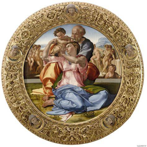 Tondo Doni di Michelangelo agli Uffizi