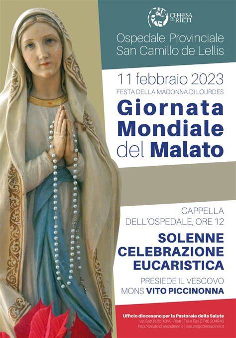 Giornata Mondiale del Malato celebrazione in chiesa