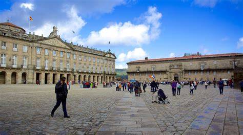 Plaza del Obradoiro durante i fuochi