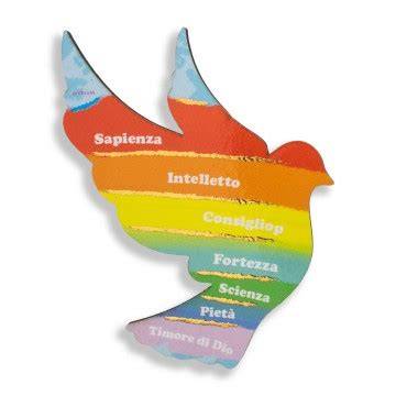 Cartellone Cresima vento colomba vela fuoco