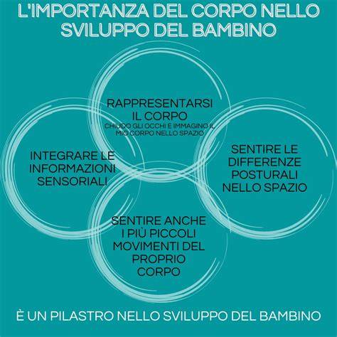 sviluppo corporeo del bambino schema educativo