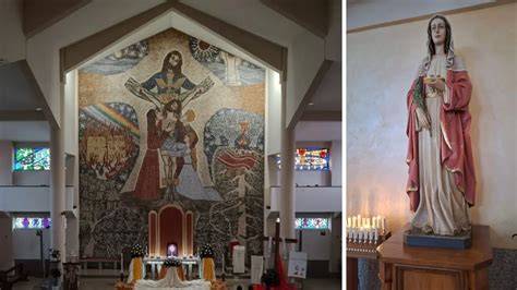 Mosaico altare Santa Lucia