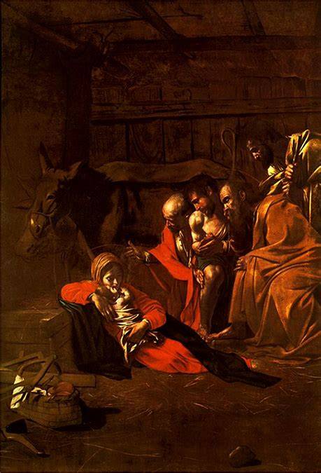 Caravaggio Adorazione dei pastori