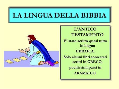 Antiche lingue della Bibbia