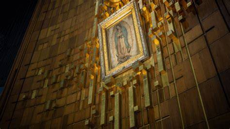 Tilma di Juan Diego con immagine Guadalupe