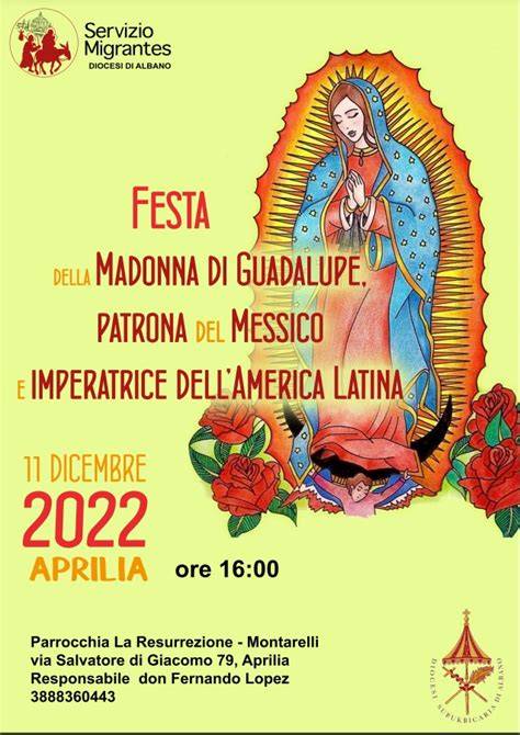 Pellegrini festa Madonna Guadalupe 12 dicembre