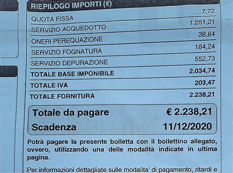 Bollette dell’acqua e protesta parrocchiale