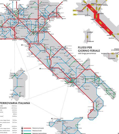 mappa collegamenti ferroviari notturni Italia Francia