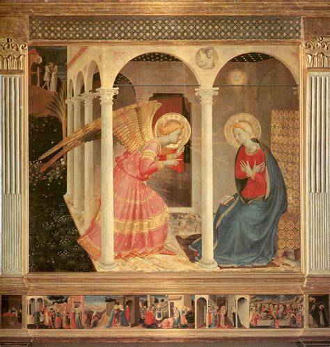 Annunciazione toscana dipinto seicentesco