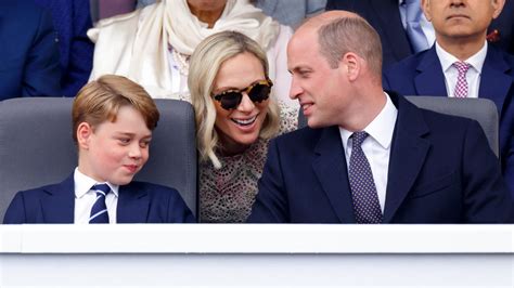 Zara Tindall e William a un evento reale