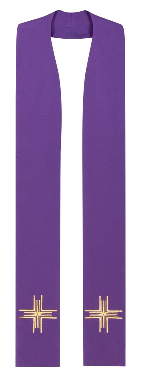 Stola viola sacerdote confessionale