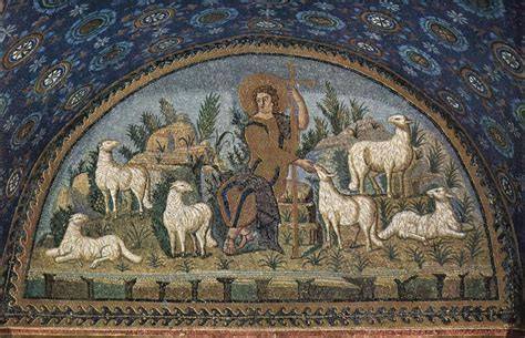 Mosaico del Buon Pastore a Ravenna