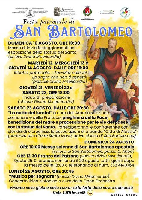 Processione patronale di San Bartolomeo