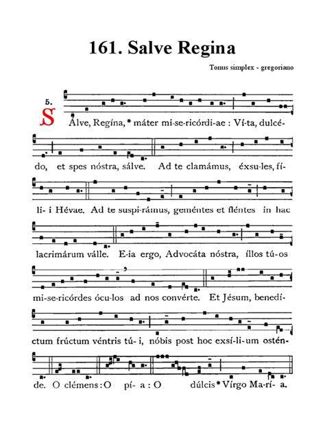 Manoscritto gregoriano Salve Regina