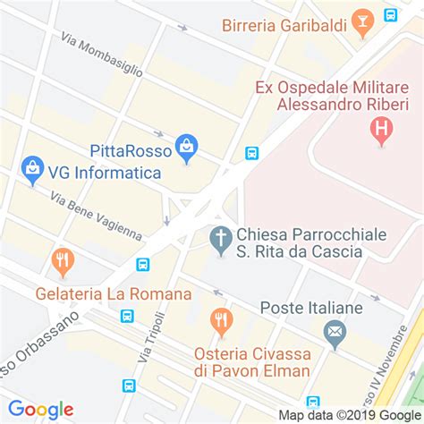 Mappa Via Santa Rita da Cascia Sassuolo