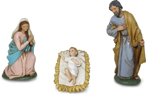 Natività con Maria Giuseppe e Gesù