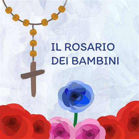 Rosario illustrato per bambini