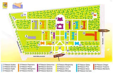 Planimetria cittadella salute Varese