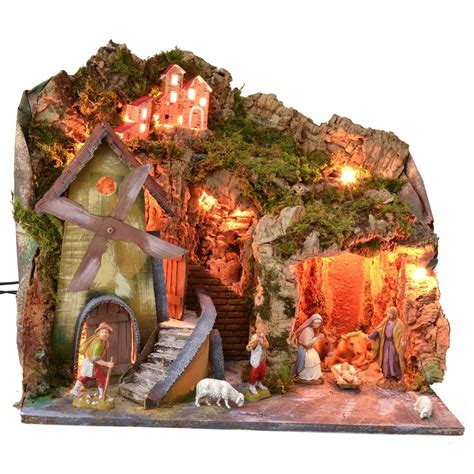 Presepe natalizio illuminato Madonna d’Appari