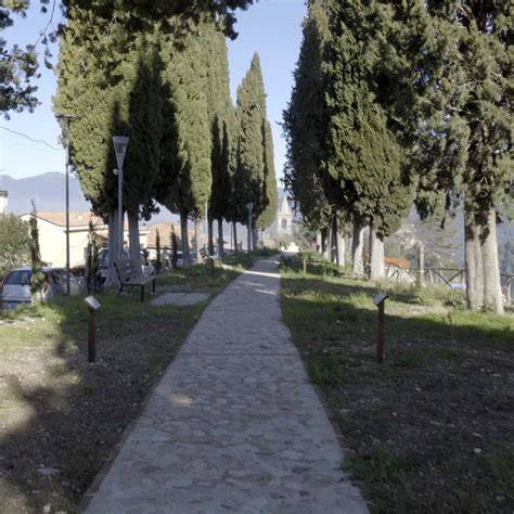 Viale delle Rimembranze percorso a croce