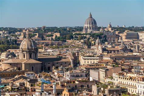 Panorama di Roma dalla Terrazza Italia