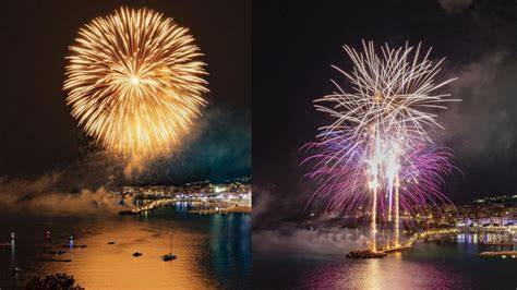 Fuochi d’artificio sul mare Marina Camerota