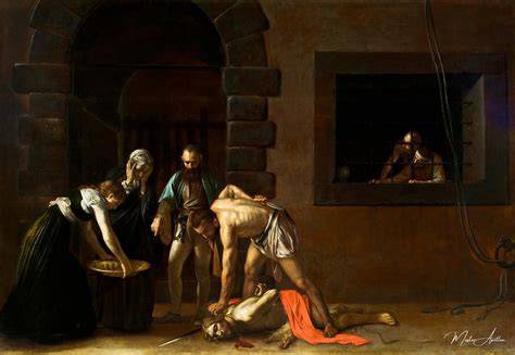 Caravaggio San Giovanni Battista dipinto