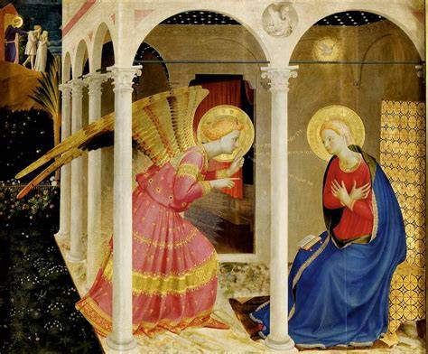 Affresco dell Annunciazione nel Lazzaretto