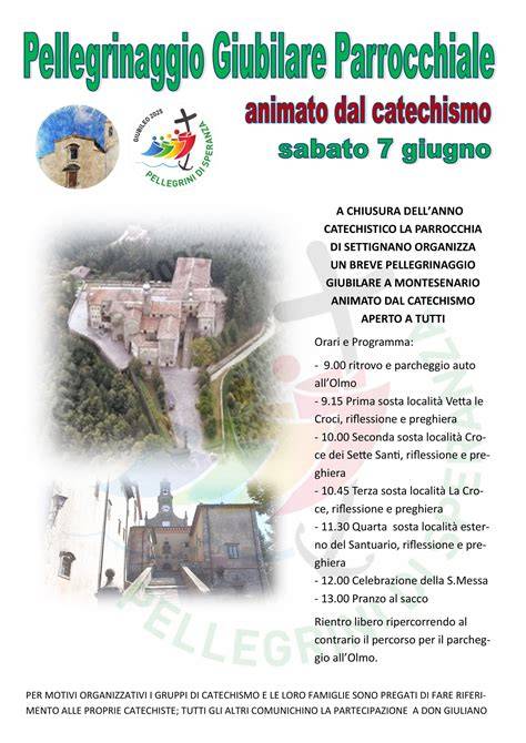 Chiesa giubilare e pellegrinaggio parrocchiale