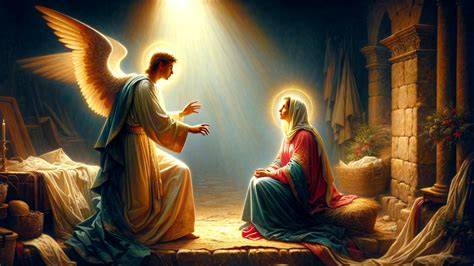 Maria annuncia il sì dell’Annunciazione