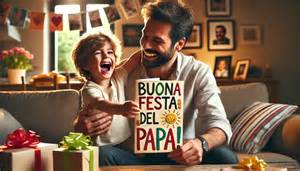 Padre e figlio Festa del Papà