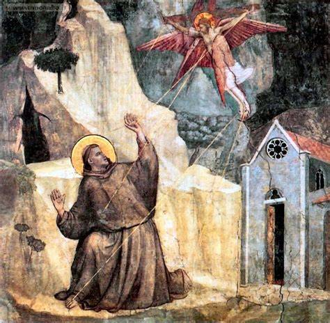 San Francesco riceve le stimmate alla Verna