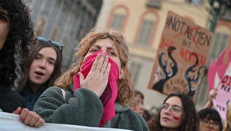 Attiviste Femen durante una protesta