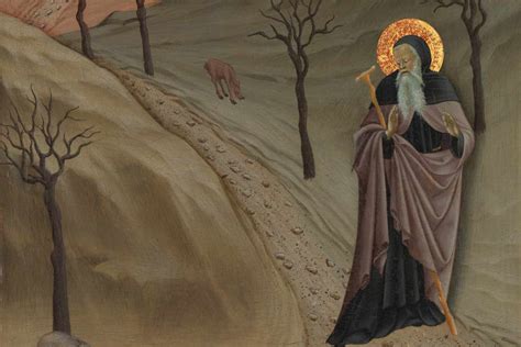 San Antonio abate nel deserto