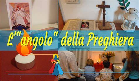 Angolo domestico della preghiera