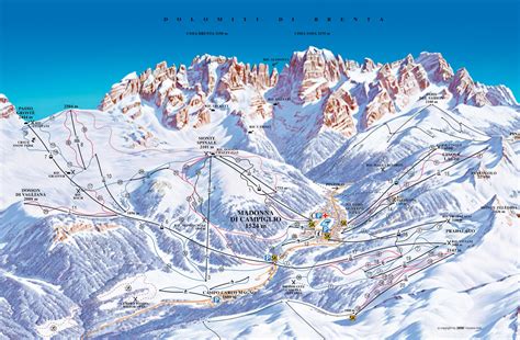 mappa itinerario Vipiteno Madonna di Campiglio